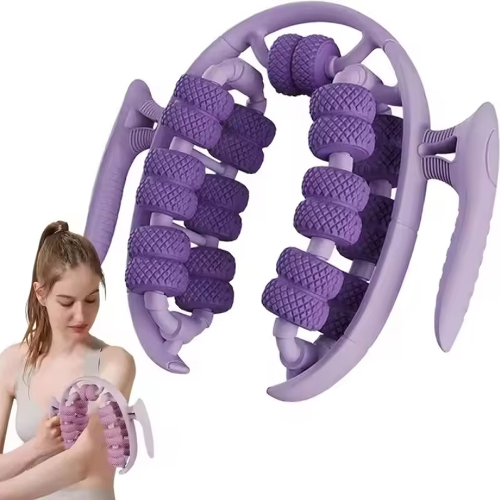 Foam Roller Trigger Point - 1Pc 26 Wheel Annular Leg Clamp