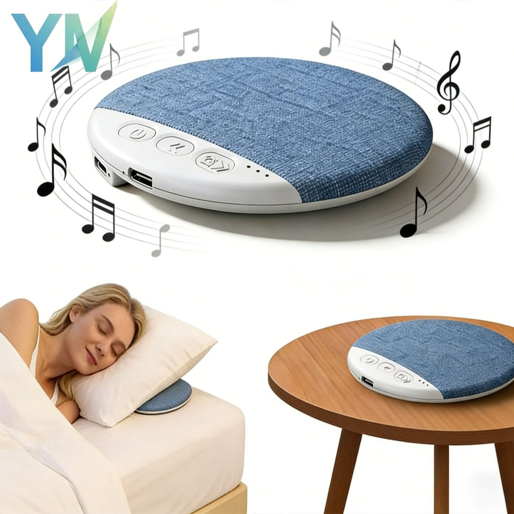 White Noise Machine Sleep - Mini Wireless Bluetooth Speaker Under Pillow
