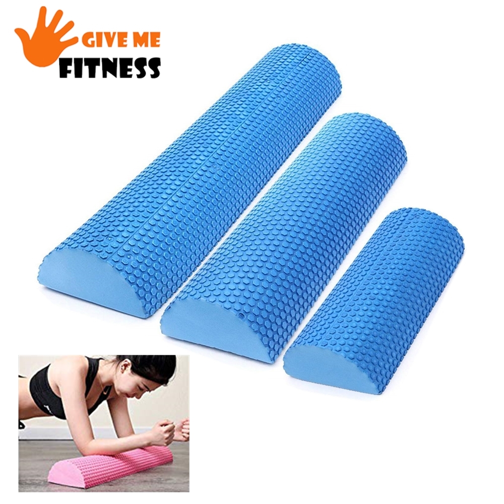 Foam Roller Trigger Point - Half Round Yoga Roller EVA High