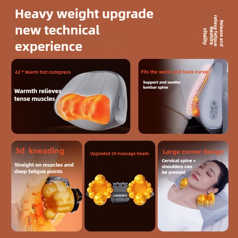 Electric Neck Massage Pillow C - Neck Traction Pillow recension och pris