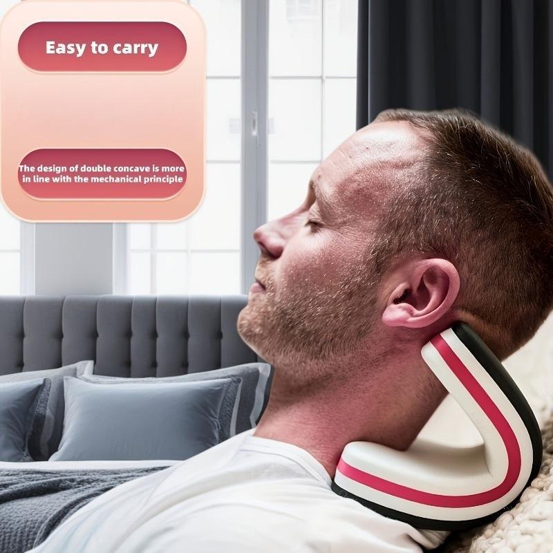 1Pcs Portable Cervical Massage - Neck Traction Pillow recension och pris