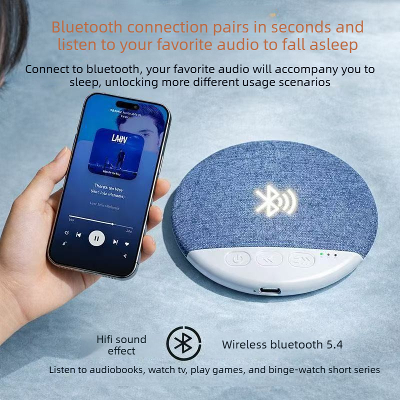 Mini Wireless Bluetooth Speake - White Noise Machine Sleep recension och pris