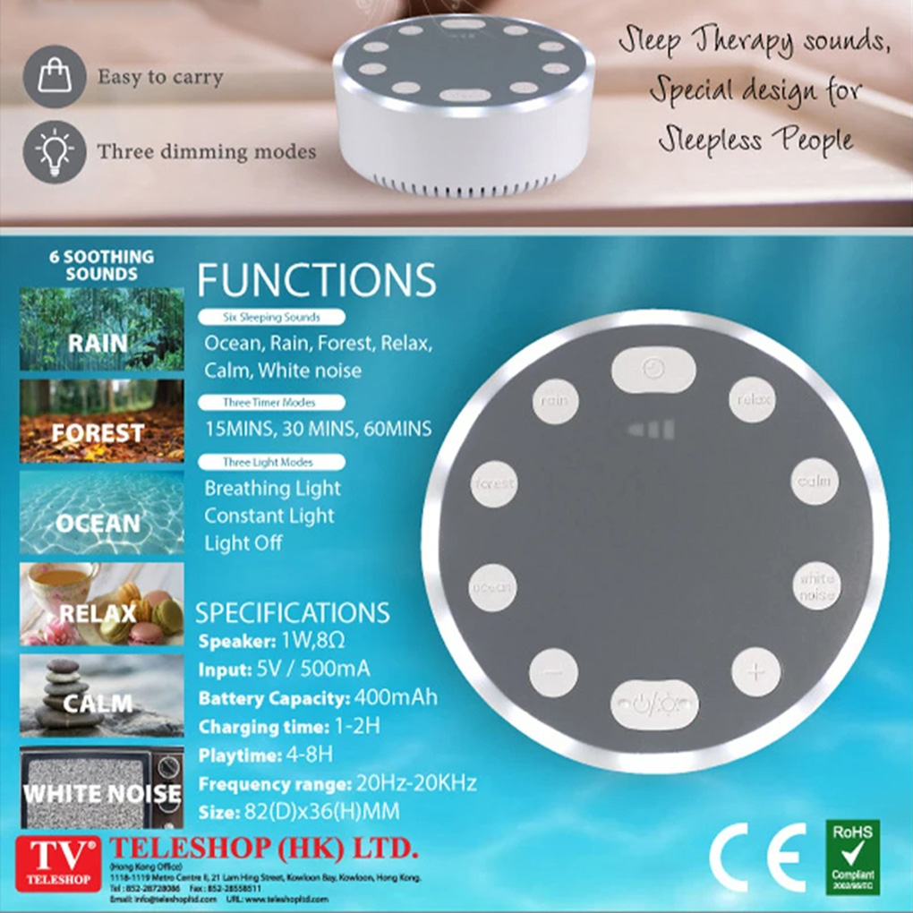 Intelligent Speaker White Nois - White Noise Machine Sleep recension och pris