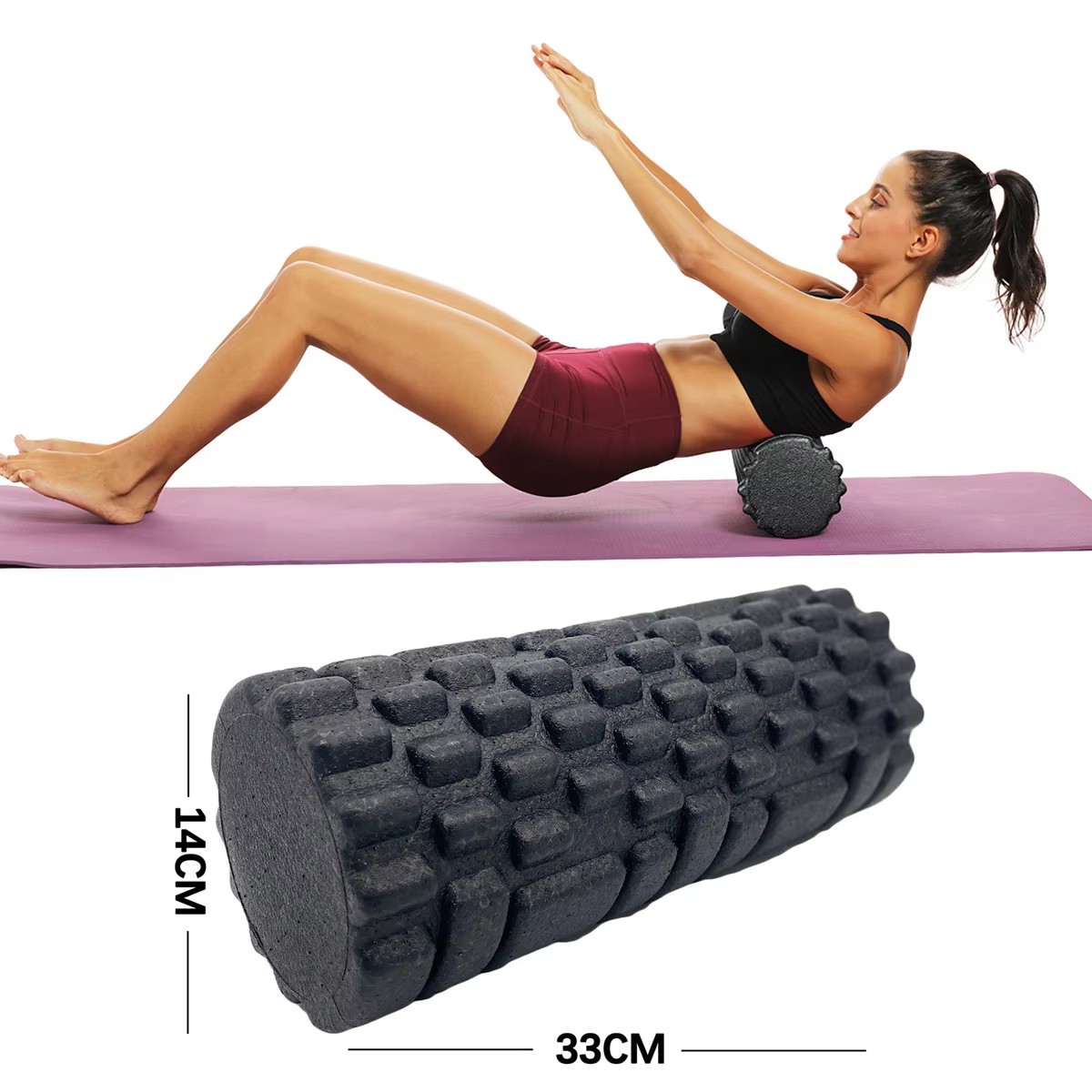 30/33cm Fitness Foam Roller Yo - Foam Roller Trigger Point recension och pris