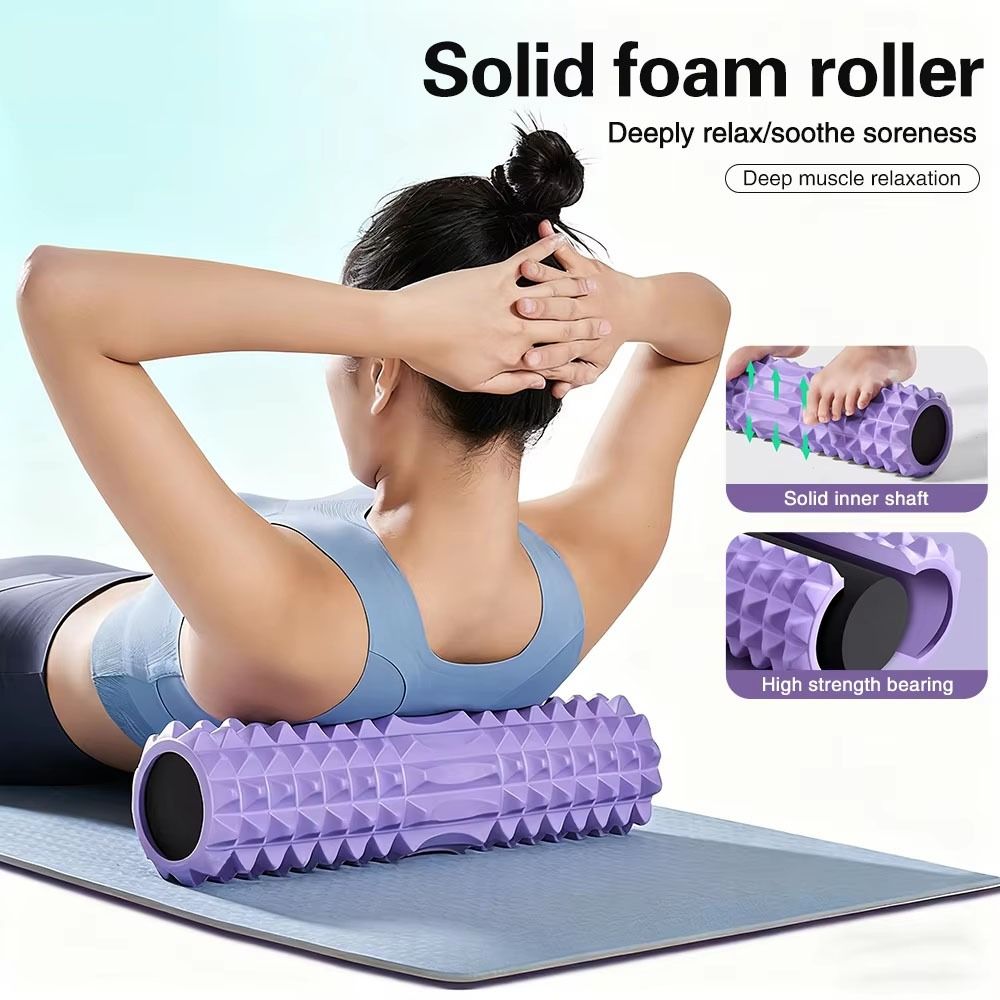 EVA Foam Fitness Back Roll Tri - Foam Roller Trigger Point recension och pris