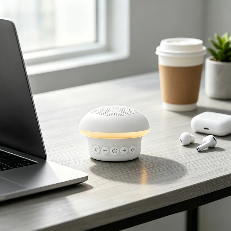 Mini Bluetooth Speaker with LE - White Noise Machine Sleep recension och pris